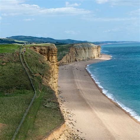 West Bay Beach Bridport Dorset Guide