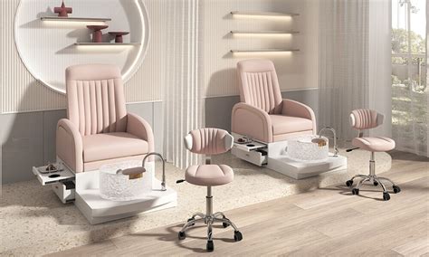 Pink Lash Bed Salon Furniture Beauty Makeup Chair Supplier Yoocell