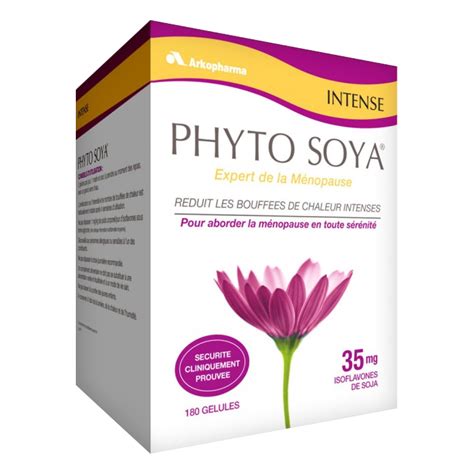 Arkopharma Phyto Soya Menopause Intense 35mg 180 Gelules Prix