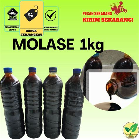 Jual Molase Tetes Tebu Murni 1kg Shopee Indonesia