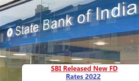 Sbi Released New Fd Interest Rates Today Big News Sbi Increased Fd