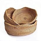 Amazon TimesFriend Braid Weaving 100 Handwoven Deep Wicker Round