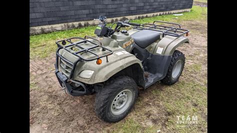 2006 Suzuki Eiger 400 4x4 Quad Selling By Unreserved Auction Youtube