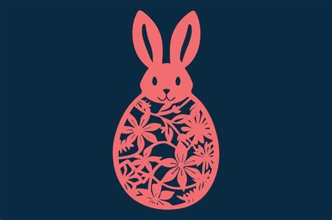 El Archivo De Corte Vectorial De Cricut Easter Vector Premium