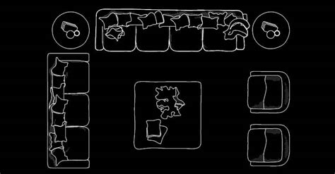 Bloques De Sala De Estar En AutoCAD Dwg DWGAutoCAD