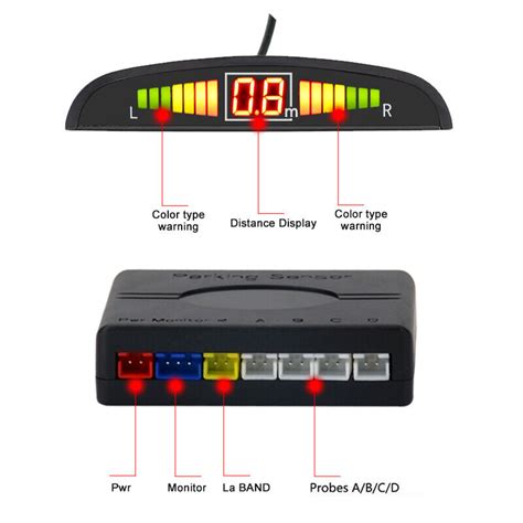 Universal Pdc Led Einparkhilfe Nachr Sten Hinten R Ckfahrwarner Mit