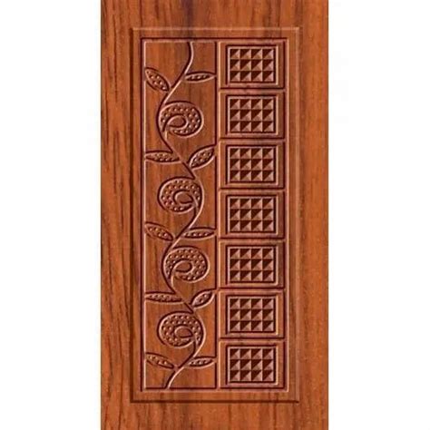 Brown Laminated Designer Membrane Doors For Home Door Height