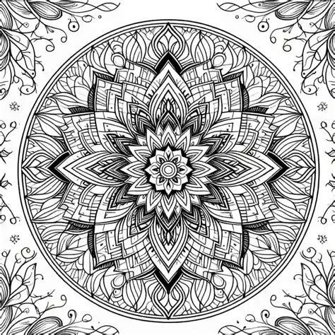 Mandalas Para Colorear Dificiles