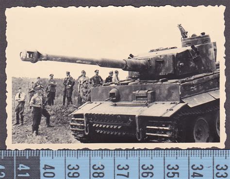 Super Foto Wk Panzersoldaten Mit Panzer Tank Postimages