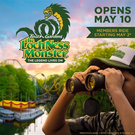 Opening Date Forall New Loch Ness Monster At Busch Gardens Williamsburg