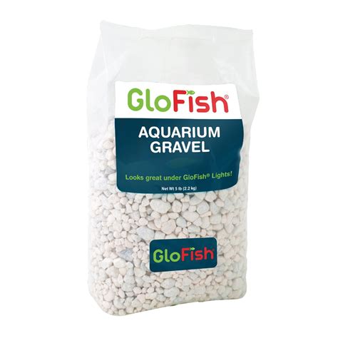 Glofish White Accent Gravel For Aquariums 5 Lbs