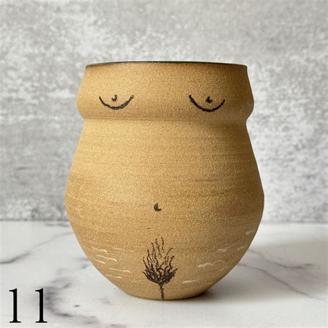 Nude Tumbler Pine Cone Ceramics Crafts