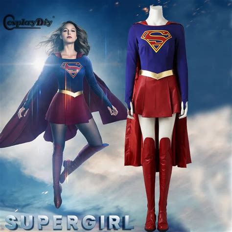 Cosplaydiy Supergirl Costume Cosplay Outfit 2017 Superhero Supergirl Kara Zor El Danvers