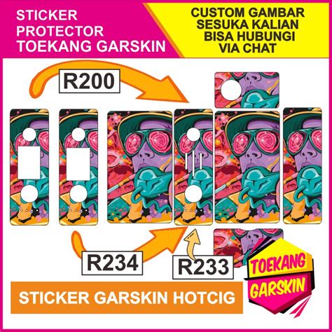 Jual Sticker Garskin Hotcig R R Dan R Special Edition