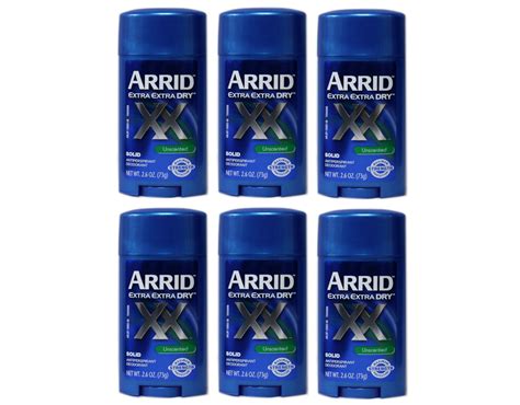 Pack Of 6 Arrid Xx Extra Extra Dry Solid Antiperspirant Deodorant