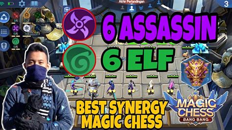 6 ELF 6 ASSASSIN COMBO SYNERGY MAGIC CHESS BEST STRATEGY Mobile