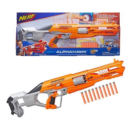 Jual Nerf N Strike Elite Accustrike Series Alphahawk Shooter Shopee Indonesia