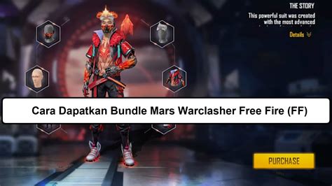 Cara Dapatkan Bundle Mars Warclasher Free Fire FF Esportsku