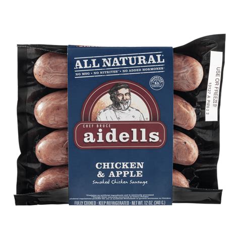 Aidells Smoked Chicken Sausage Chicken Apple Oz From Stop