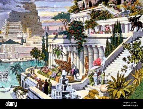 The Hanging Gardens Of Babylon Immagini E Fotografie Stock Ad Alta