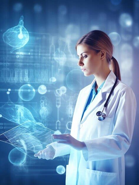 Premium Photo Medical Doctor Working With Healthcare Icons Modern