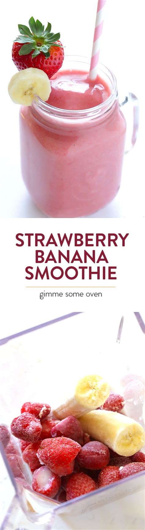 My All Time Favorite Recipe For A Classic Strawberry Banana Smoothie