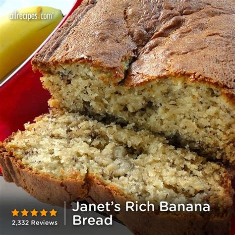 Janet’s Rich Banana Bread - the kind of cook recipe