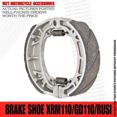 CSL HONDA XRM 110 WAVE SUZUKI GD110 RUSI REAR BRAKE SHOE FOR