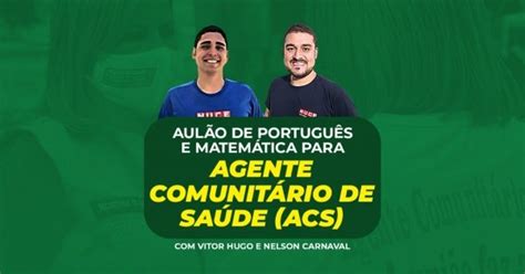 Aul O De Portugu S E Matem Tica Para Agente Comunit Rio De Sa De Acs