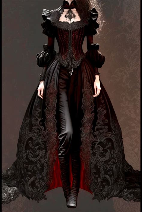 Pin By K On Character Ideas Vampire Dress Gothic Outfits Fantasy Dress