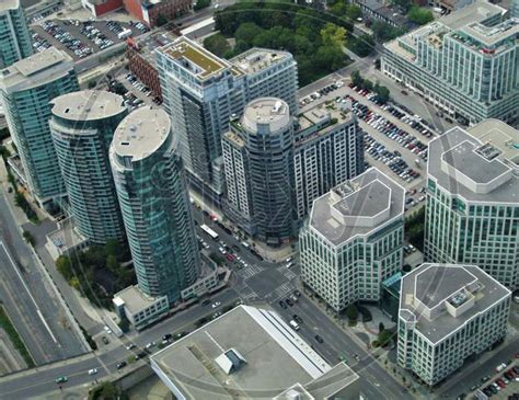 Image Of An Ariel View Of Downtown Toronto Business Center Yj748076 Picxy