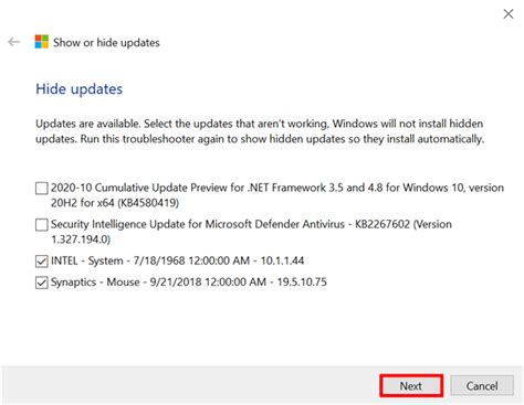 How To Use The Show Or Hide Updates Tool To Stop A Windows Update