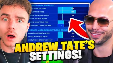 Ik Speelde Fortnite Op Settings Van Andrew Tate Youtube