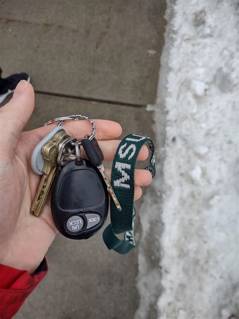 Found these keys outside football parking lot on shaw. Dm me if yours ...