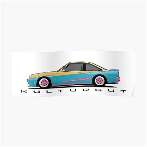 Opel Manta B Widebody Cultural Asset Poster For Sale By