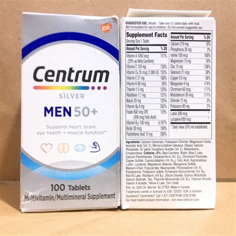 Centrum Silver Men 50+ Multivitamins – CVentures