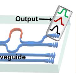 A Schematic Diagram And B Micrograph Of The On Chip Pulse Shaper