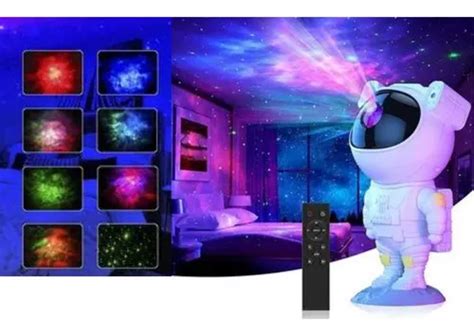 L Mpara Para Proyector De Astronautas Galaxy Light Stars Color Blanco