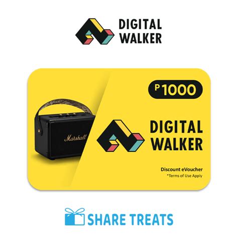 Digital Walker P1000 Worth Voucher SMS EVoucher Lazada PH