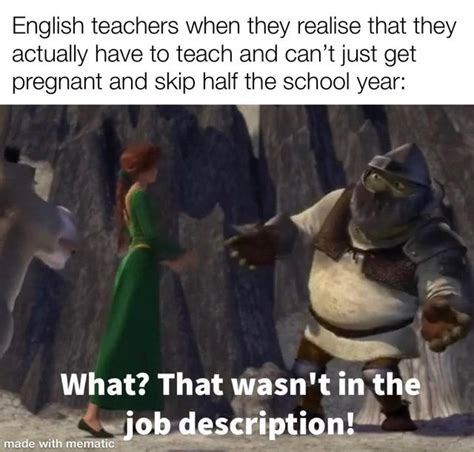 English Teacher Memes