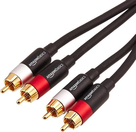 Amazonbasics Male To Male Rca Audio Cable Feet Amazon Au