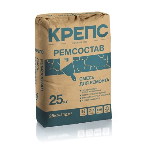 Ремсостав Крепс, 25 кг — купить по цене от 1099 руб в Санкт-Петербурге ...