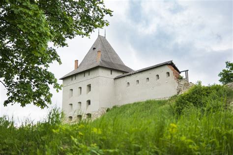 Castle of Halych at Summer stock photo. Image of green - 254470370