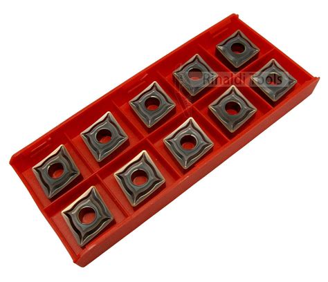 10 x Wendeplatten CNMG 120408 VA für Edelstahl M20 M40 NEU Mit