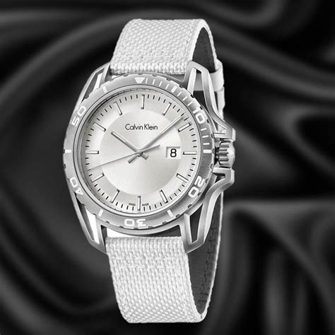 Calvin Klein Made In Switzerland Water Resistance Silver Dial Size