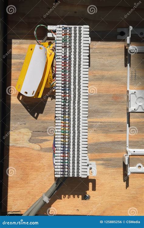 Flowchart Wiring And Diagram Telephone Punch Down Block Wiring