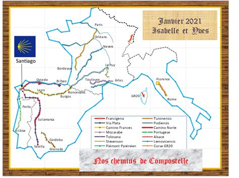 Camino Chemins De Compostelle Sud De Leurope Et Photos