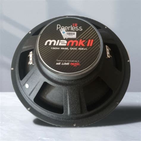 Jual Subwoofer Peerless M Mkll Doble Voice Coil Inch Shopee