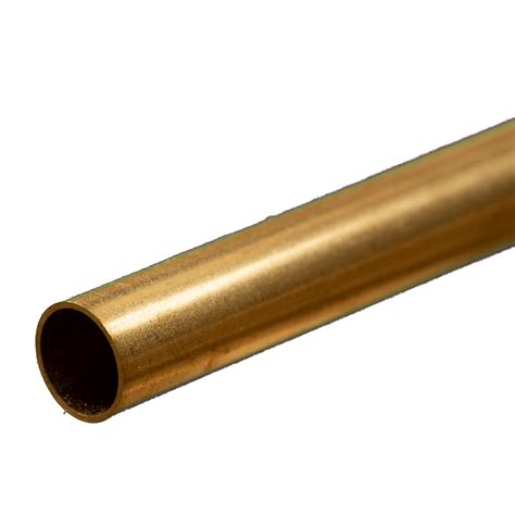 Round Brass Tube 9mm Od X 0 45mm Wall X 300mm Long 1 Piece Ksmetals