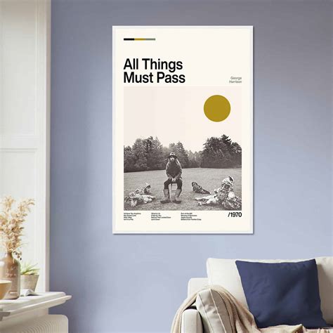 All Things Must Pass Poster All Things Must Pass Print Custom Poster Citiesbox